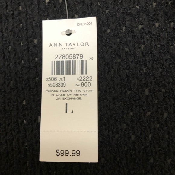 Ann Taylor Open Front Sweater with Pockets - Picture 4 of 6